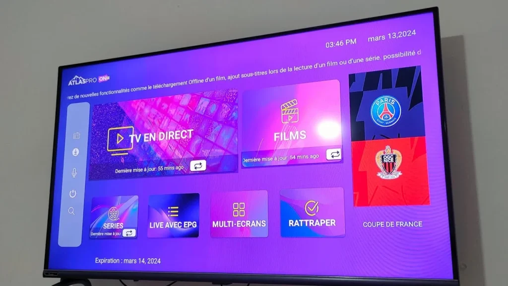 ip tv atlas pro ontv android tv et Atlas Pro onTV sur TV et atlas pro on